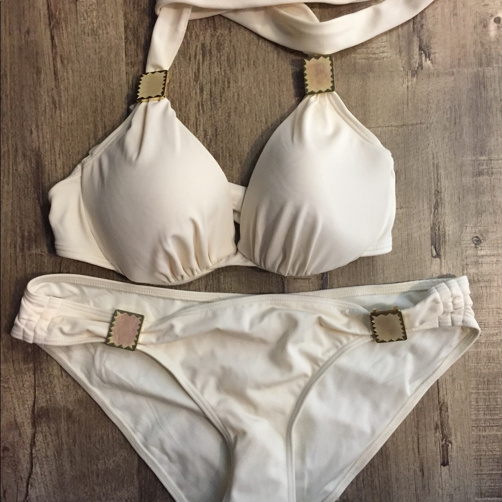 New with tags H&M cream colored bikini